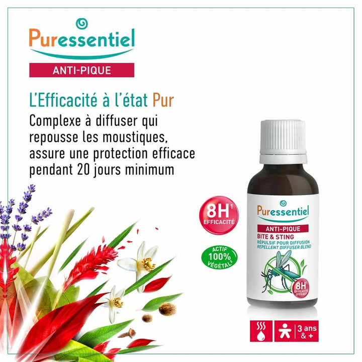 Puressentiel Repellents Anti-bite repellent for diffusion 30 ml (1.01fl oz)