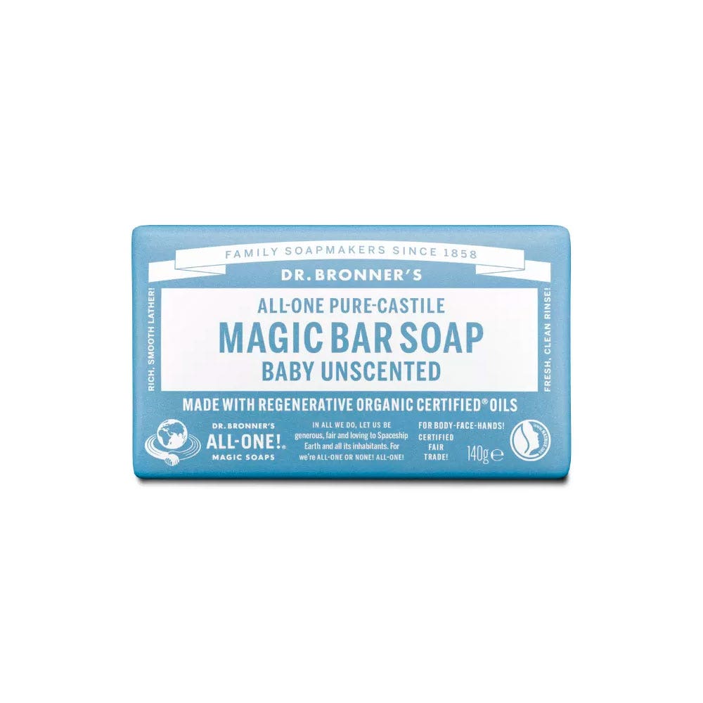 Dr Bronner'S Magic bar soap 140 g (4.94oz)
