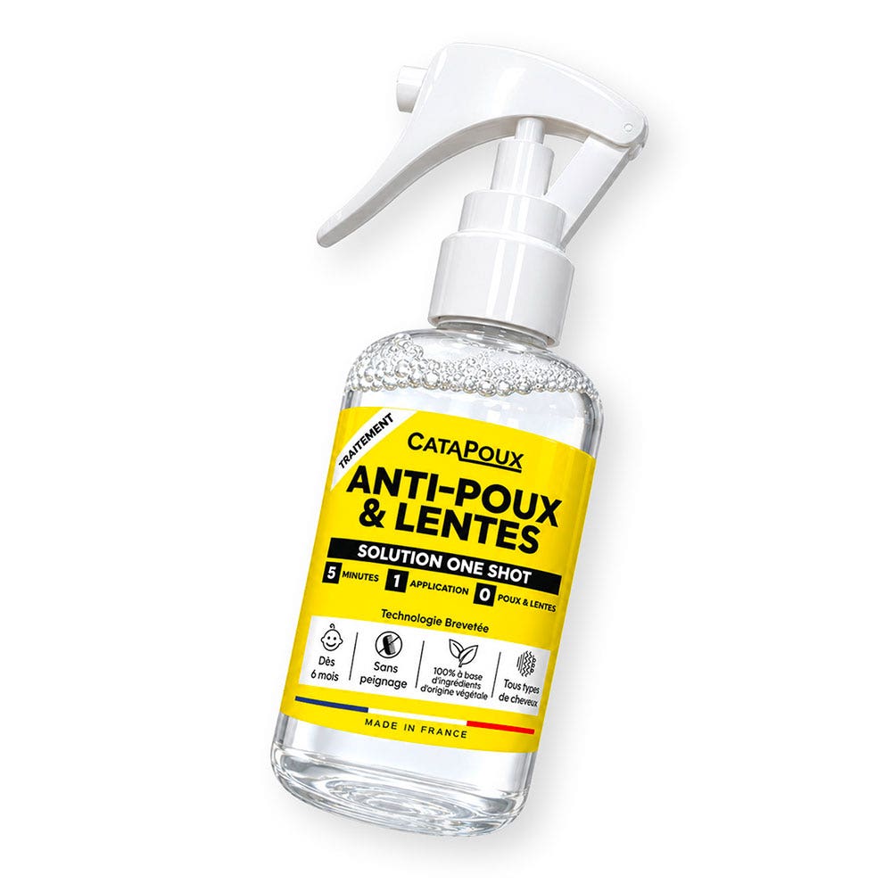 Catapoux One Shot anti-lice and nit treatment 140 ml (4.73fl oz)