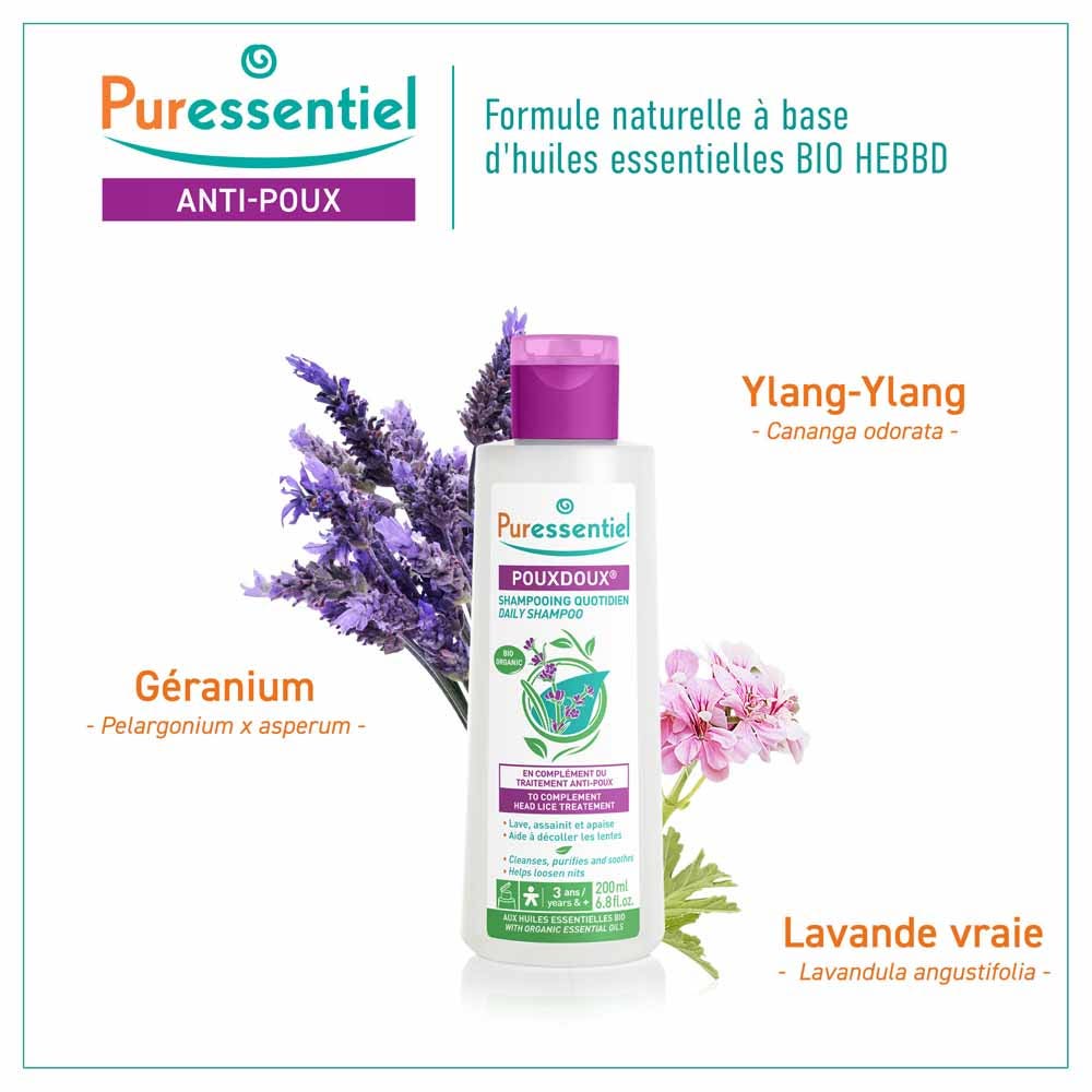 Puressentiel Anti-Lice Anti-lice Shampoo 200ml (6.76fl oz)