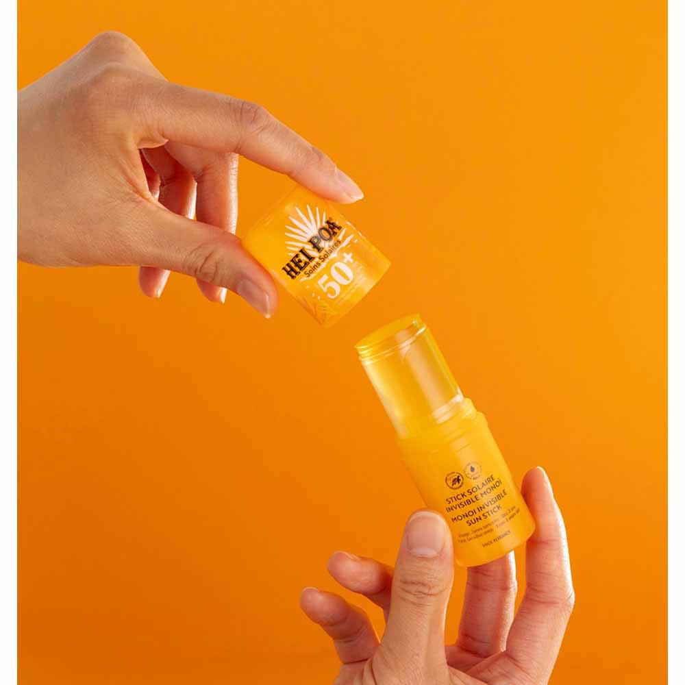 Hei Poa Invisible SPF50+ Monoï sun stick 15 g (0.53oz)