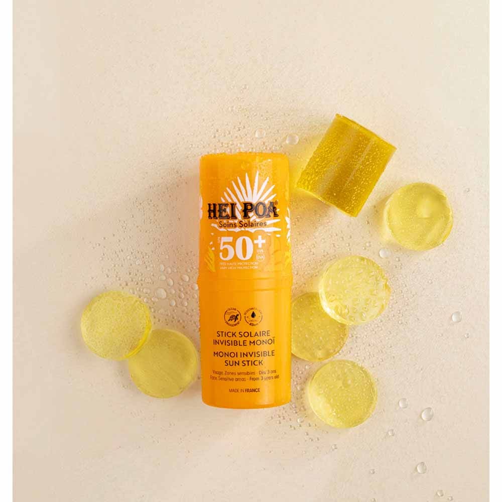 Hei Poa Invisible SPF50+ Monoï sun stick 15 g (0.53oz)