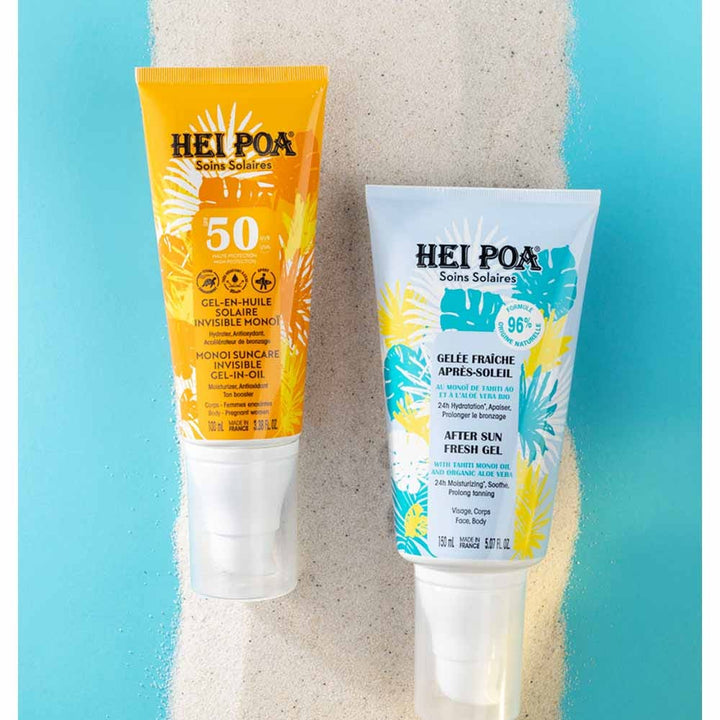 Hei Poa Invisible SPF50 sun oil-gel with monoï 100 ml (3.38fl oz)