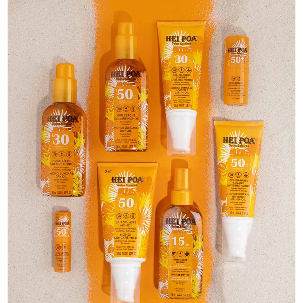 Hei Poa Invisible SPF50 sun oil-gel with monoï 100 ml (3.38fl oz)