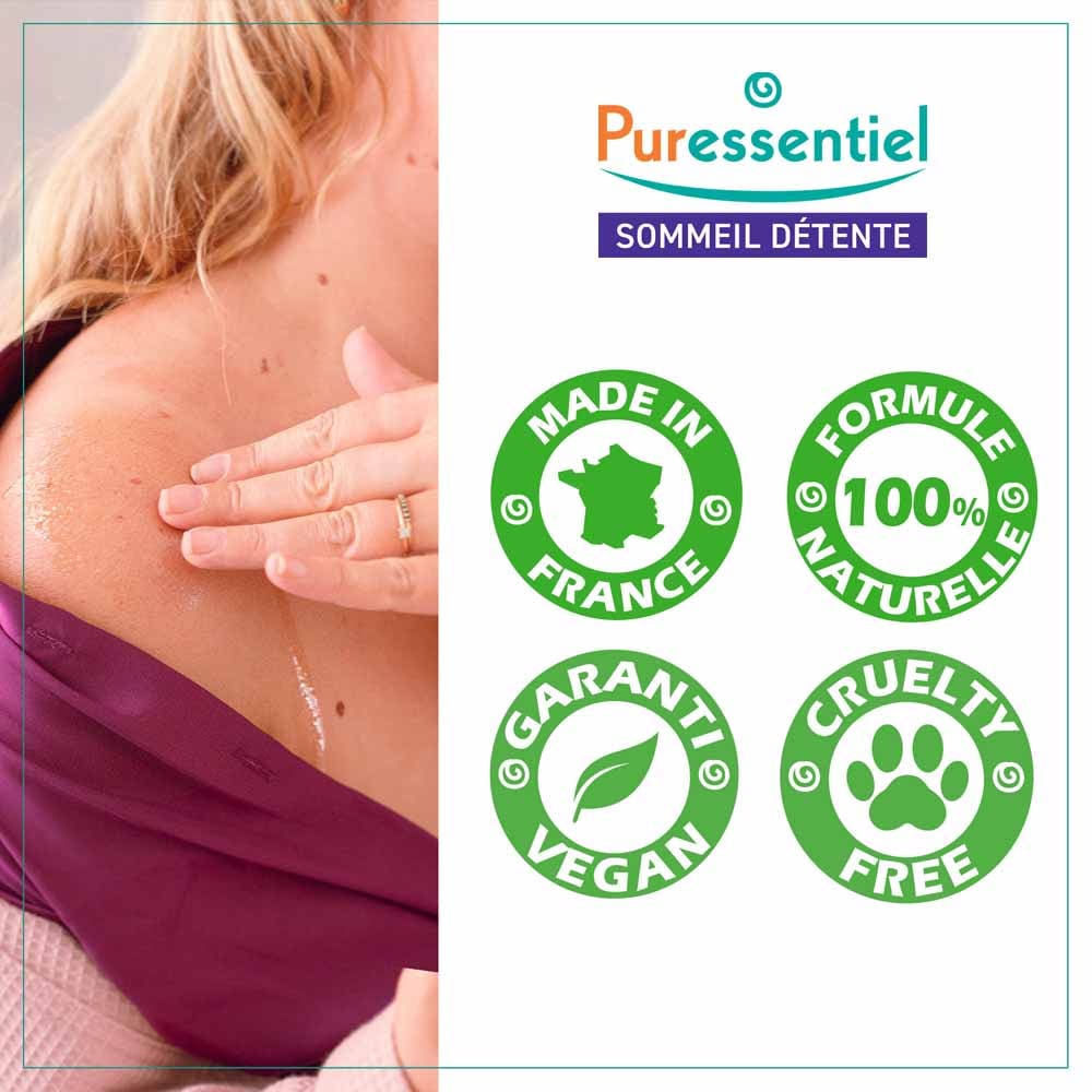 Puressentiel Sleep Organic Massage Oil Lavender & Neroli 100ml (3.38fl oz)