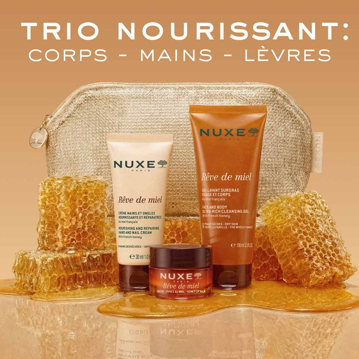 Nuxe Reve De Miel Nourishing Body Hands and Lips Trio 145ml (4.9fl oz)