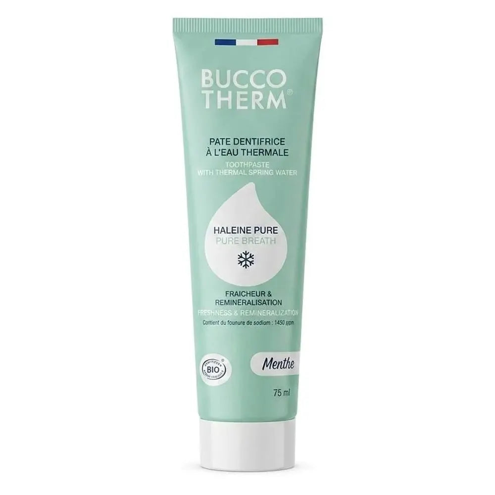 Buccotherm Toothpaste Cavities Prevention Fresh Mint Flavour 75ml (2.53fl oz)