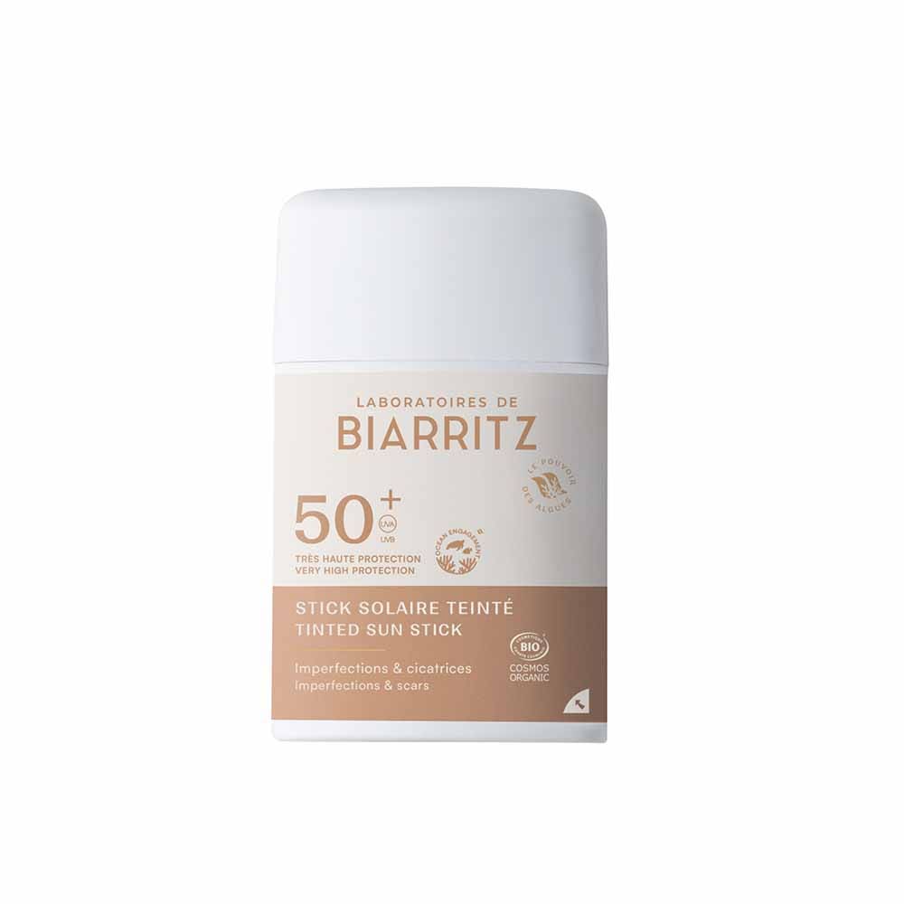 Laboratoires De Biarritz Sun care Tinted Stick SPF50+ Organic blemishes and scars 9g (0.32 oz)