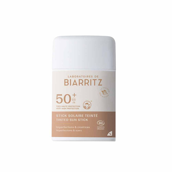 Laboratoires De Biarritz Sun care Tinted Stick SPF50+ Organic blemishes and scars 9g (0.32 oz)