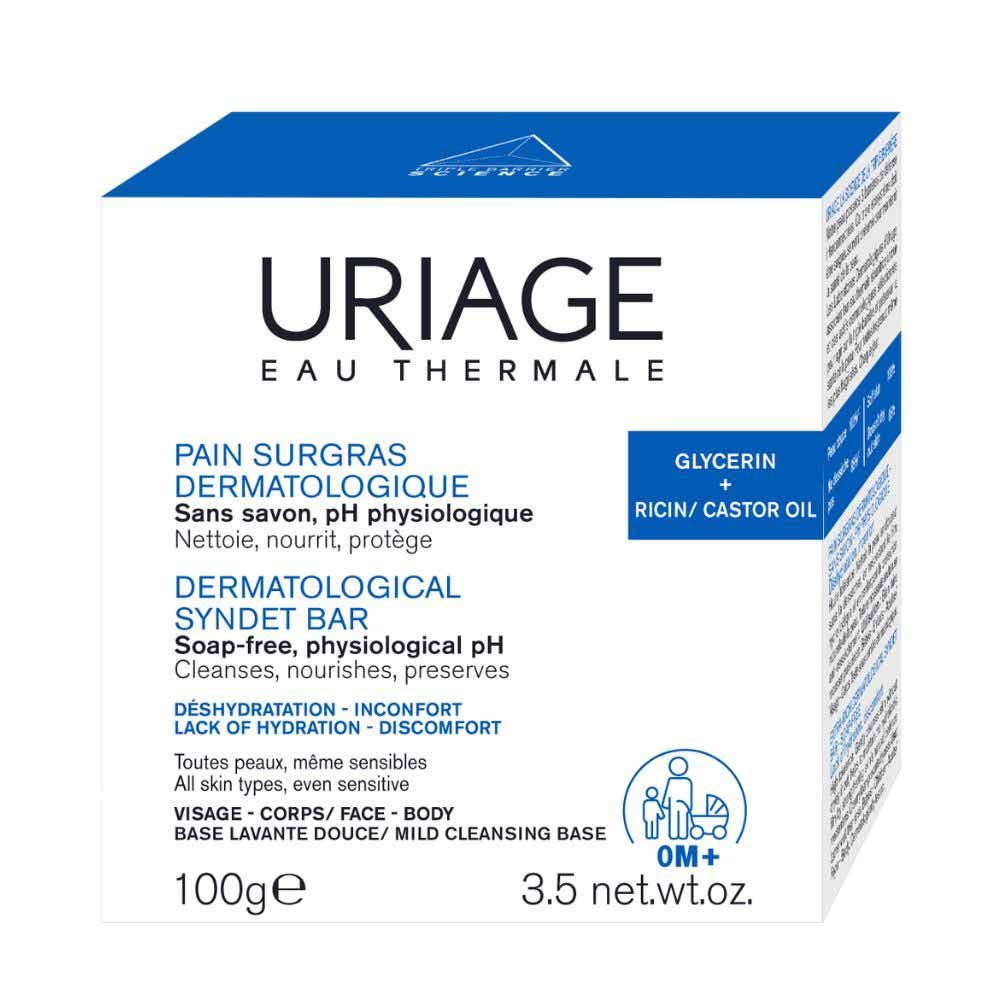 Uriage Derm-Phy Dermatological Superfatted Soap 100g (3.53 oz)