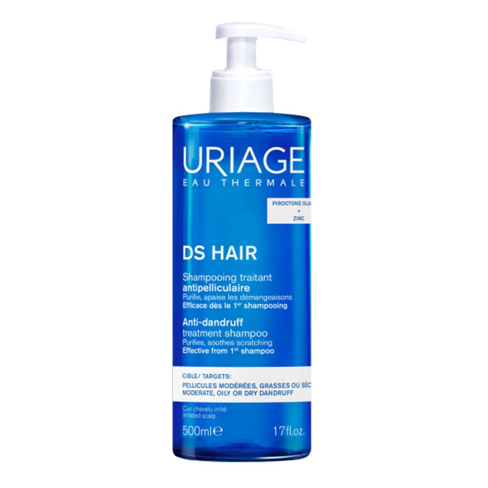 Uriage D.S Anti-dandruff treatment shampoo 500ml (16.91fl oz)