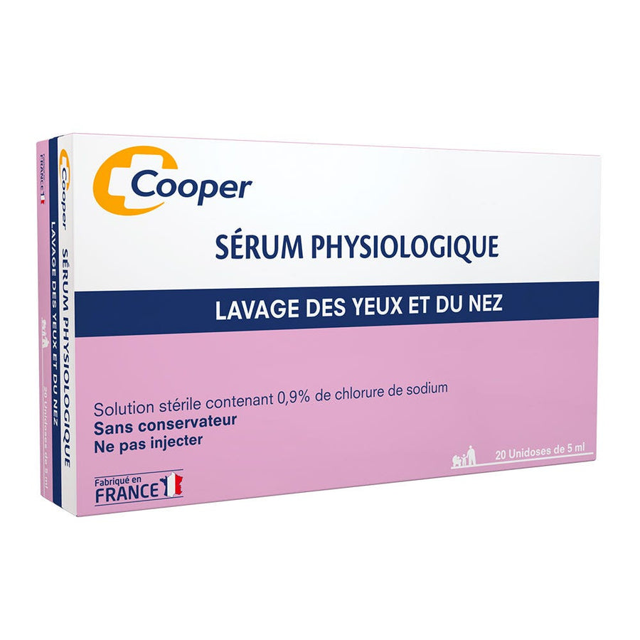 Cooper Physiological serum eye and nasal wash 20 x 100ml (3.38fl oz)