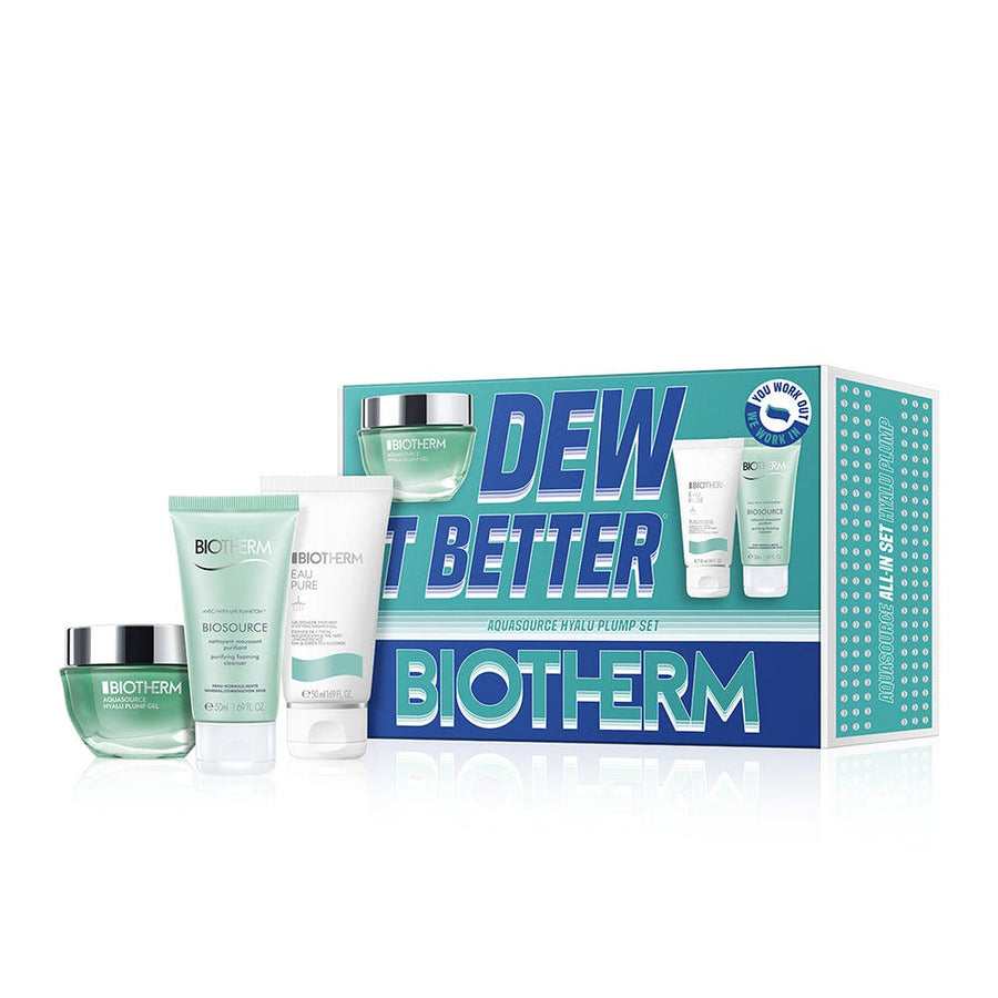 Biotherm Aquasource Hyalu Plump Gel Hydration gift set normal to combination skin - FrenchBeautyHub