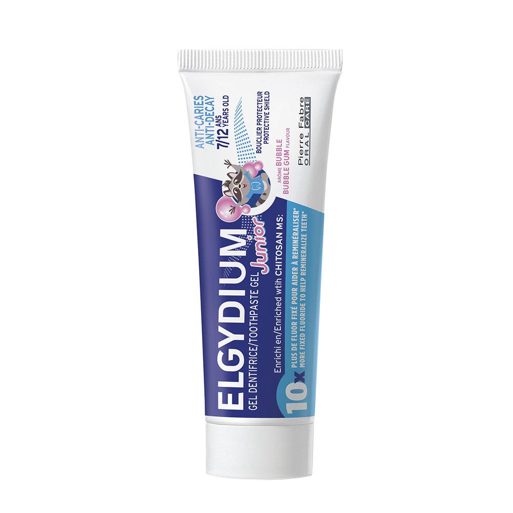 Elgydium Junior toothpaste gel bubble flavour 50ml (1.69fl oz)