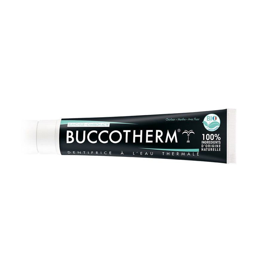 Dentifrice blanchissant Buccotherm à l'eau thermale et au charbon actif 75 ml (2,53 fl oz) 