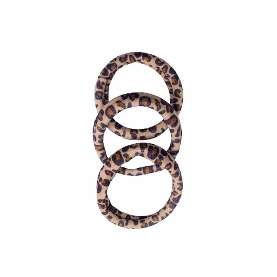 Cartel Leopard hair ties 3 x