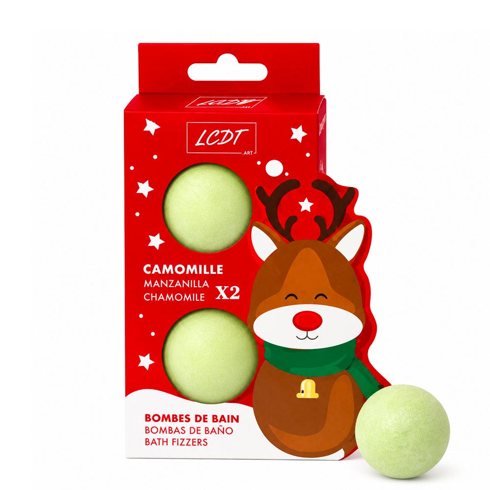 Le Comptoir Des Tendances Christmas bath bombs 2 x 50g (1.76 oz) - FrenchBeautyHub
