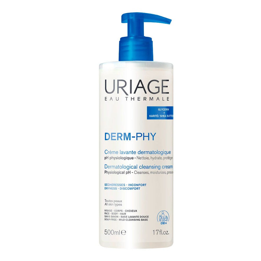 Uriage Derm-Phy Cleansing cream 500ml (16.91fl oz)
