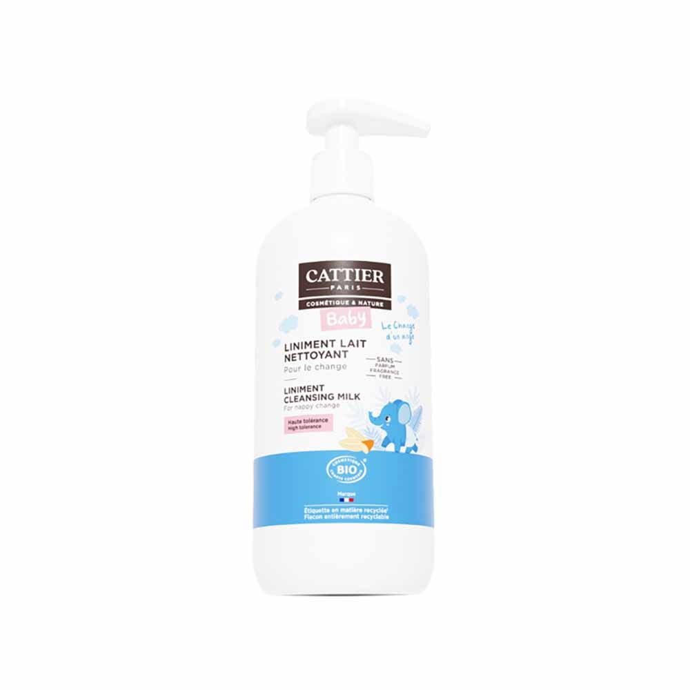 Cattier Baby Organic Liniment Cleansing Milk 500ml