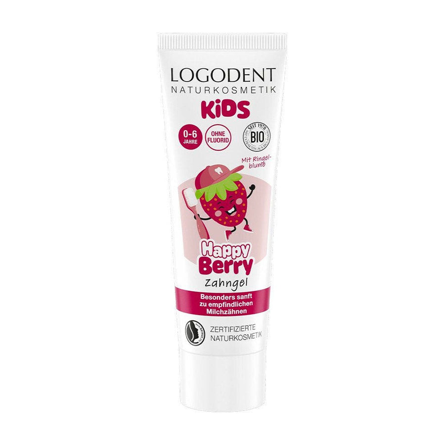 Logona Happy Kids strawberry organic toothpaste gel 75ml (2.54fl oz)