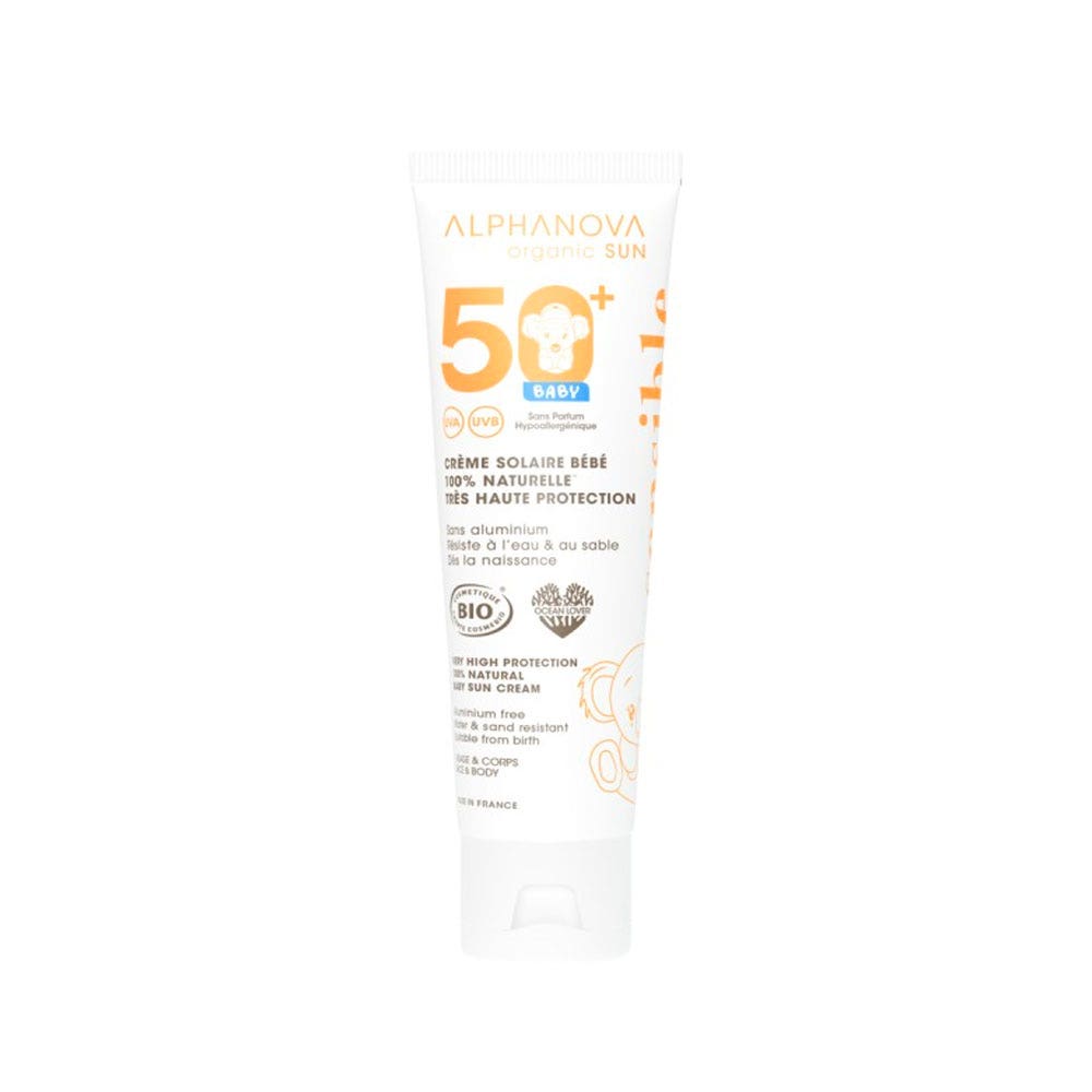Alphanova Bébé Organic Very High Protection SPF50+ Sun Milk 50ml (1.69fl oz)