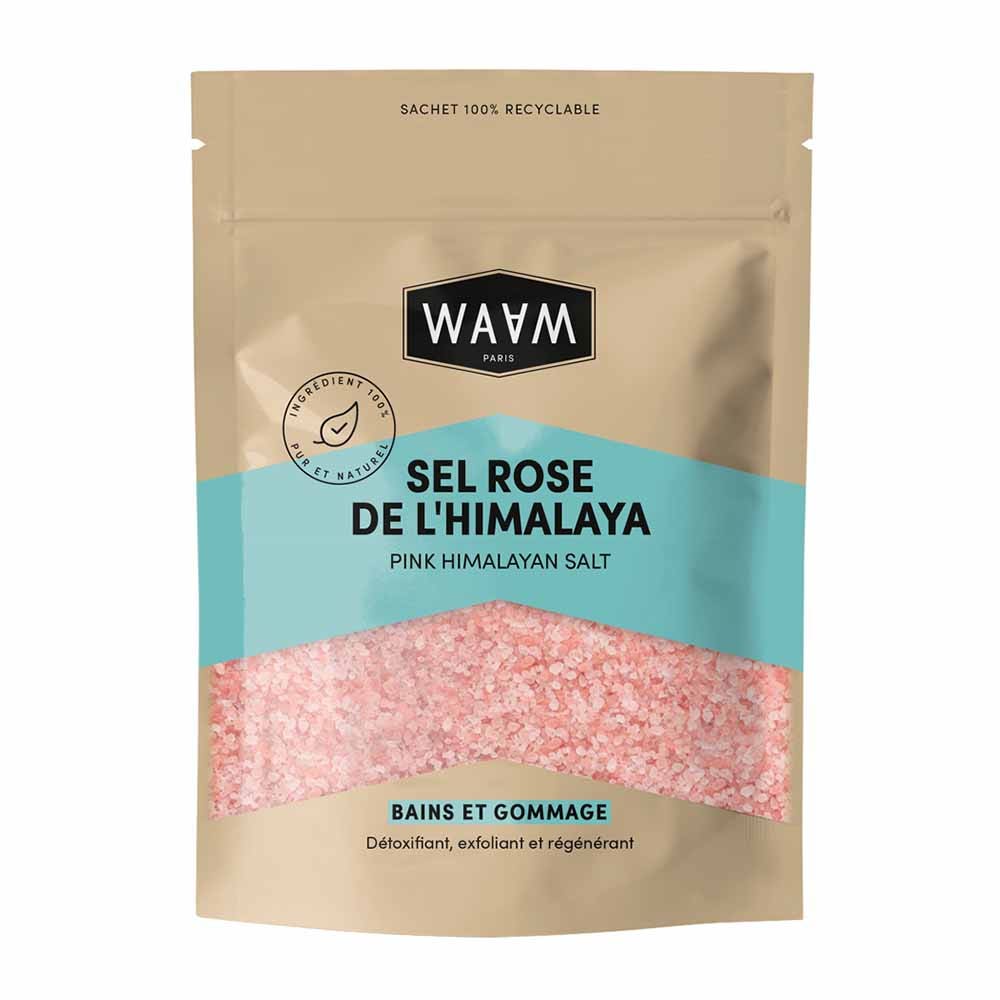 Waam Himalayan pink salt Bath and scrub 500g (17.64 oz)
