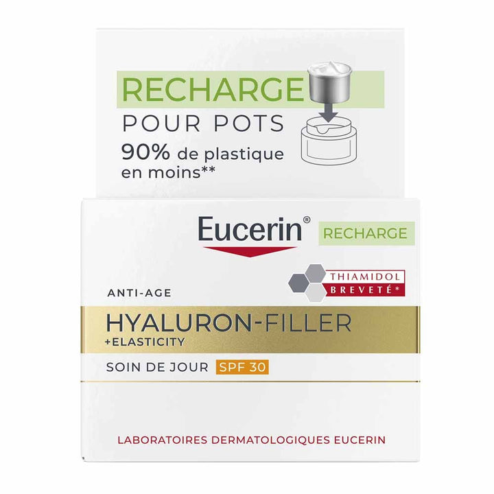 Eucerin Hyaluron-Filler + Elasticity Rosy day cream refill SPF30 50ml (1.69fl oz) - FrenchBeautyHub