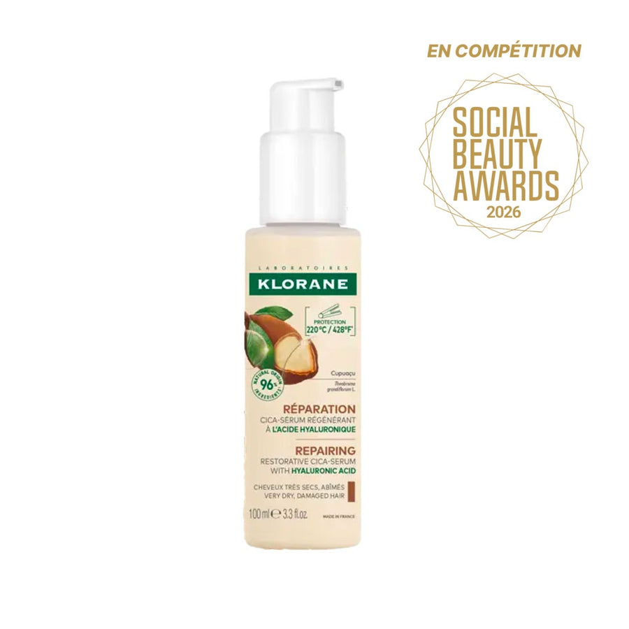 Klorane Cupuacu Cica-sérum Réparateur BIO Cheveux très secs, abîmés 100ml (3.38fl oz)
