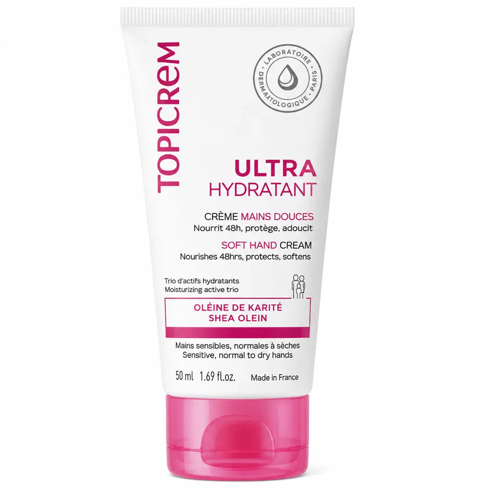 Topicrem Ultra-Hydrating Hand cream for extremely dry and damaged hands 50 ml (1.69fl oz)