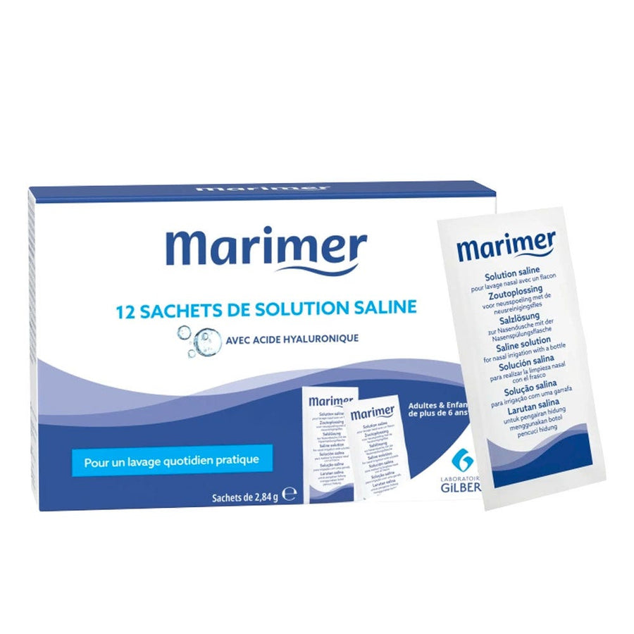 Marimer Saline solution refills for nasal irrigation kit 12 sachets