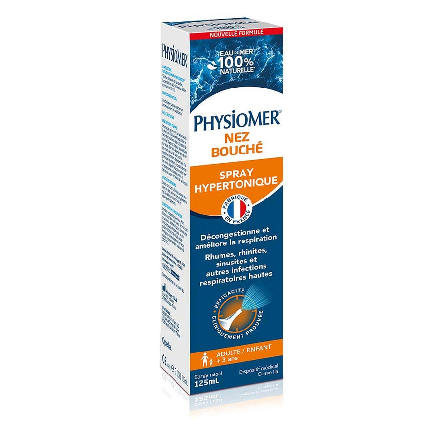 Physiomer Blocked nose hypertonic spray for adults and children Adults & Children 125ml (4.23fl oz)