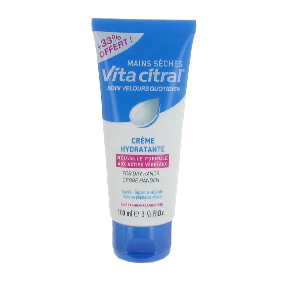 Vita Citral Velvet Soin quotidien pour mains sèches 100 ml (3,38 fl oz) 