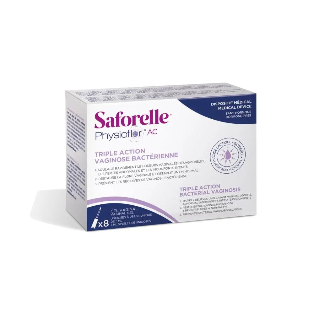 Physioflor AC 8 Unidoses Vaginal Gel Bacterial vaginosis 40ml (1.35fl oz)
