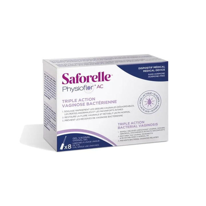 Physioflor AC 8 Unidoses Vaginal Gel Bacterial vaginosis 40ml (1.35fl oz)