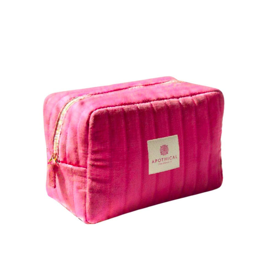 Apothical Pink October wash bag - FrenchBeautyHub