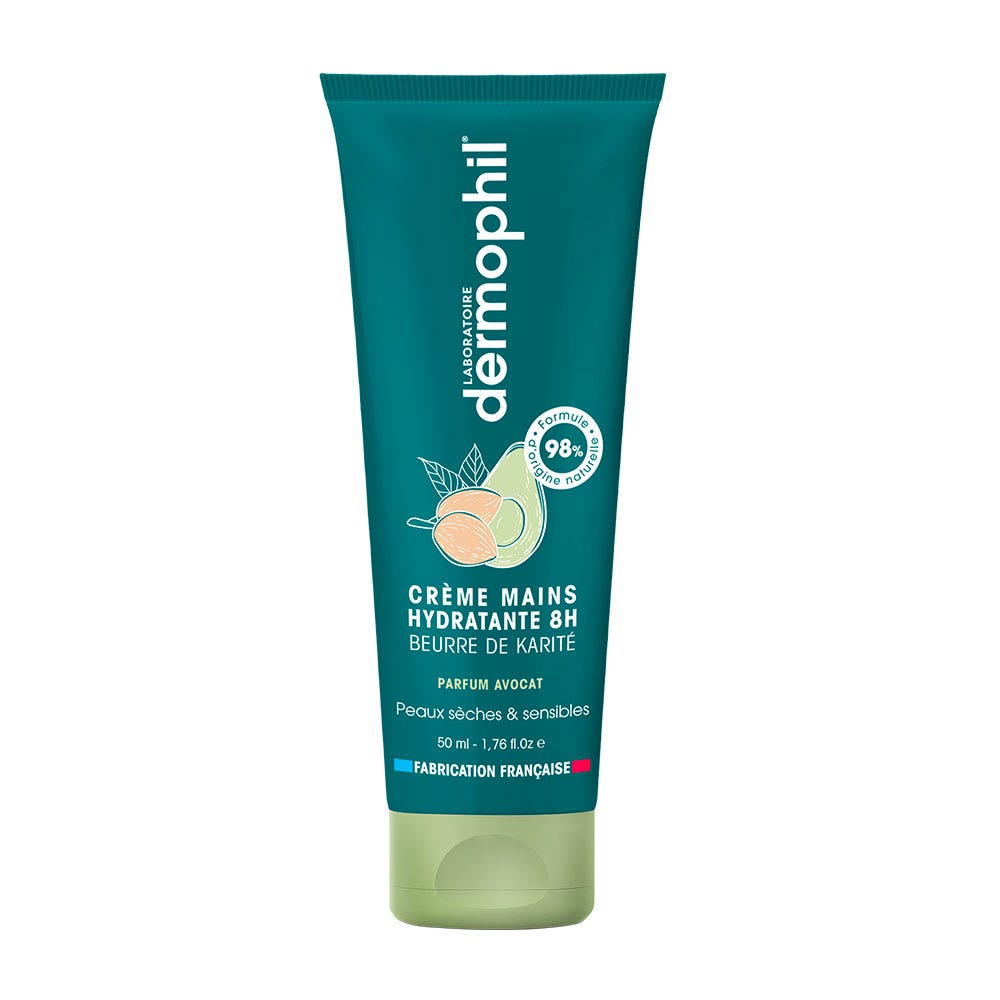 Dermophil Indien Hydrating hand cream with sweet almond oil grapefruit fragrance 50ml (1.69fl oz) - FrenchBeautyHub
