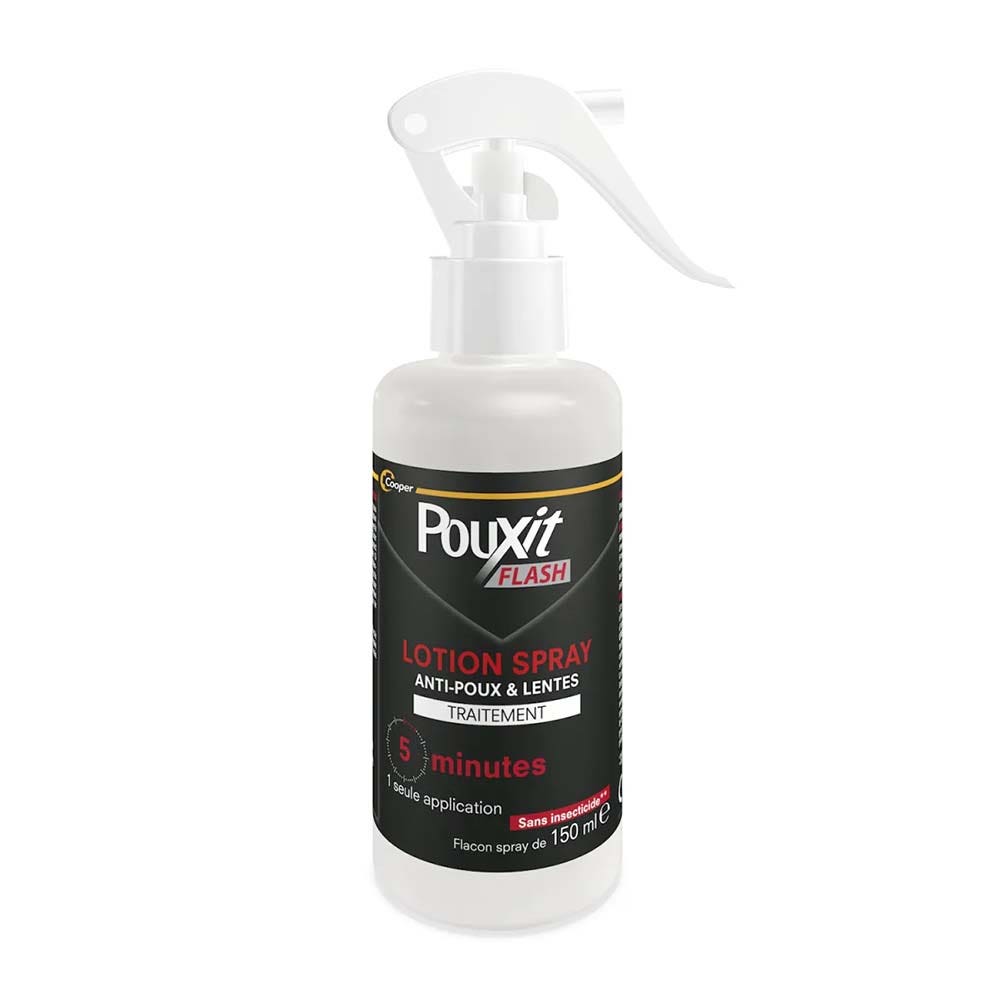 Pouxit Flash Lice and nit treatment lotion spray 150ml (5.07fl oz) - FrenchBeautyHub