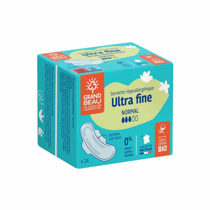 Grand Beau regular sanitary pad x14