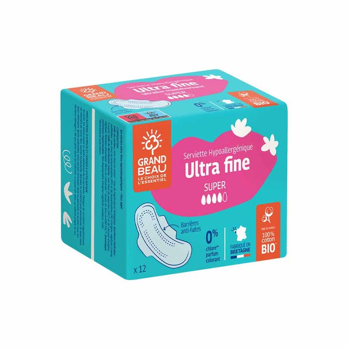 Grand Beau Super sanitary pad x12