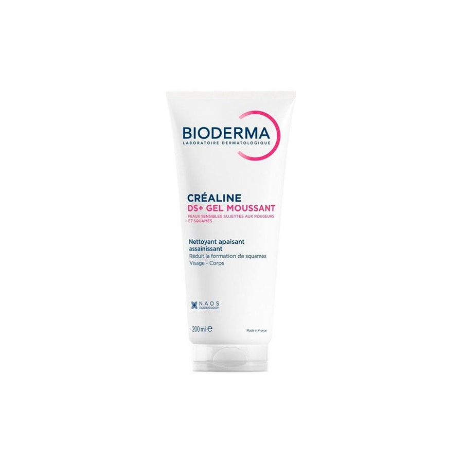 Bioderma Crealine DS+ soothing and purifying foaming gel 200ml (6.76fl oz) - FrenchBeautyHub