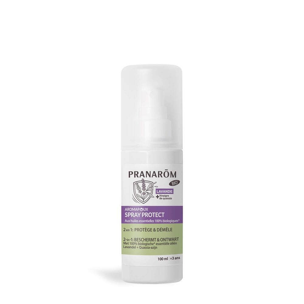 Pranarôm Aromapoux Protect organic lavender spray 100ml (3.38fl oz) - FrenchBeautyHub