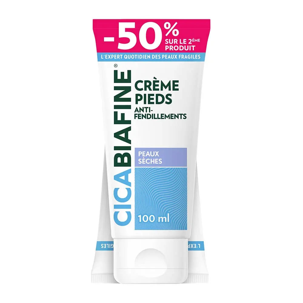 Cicabiafine Anti-Cracking Dry Feet Cream 2x100ml (3.38fl oz)