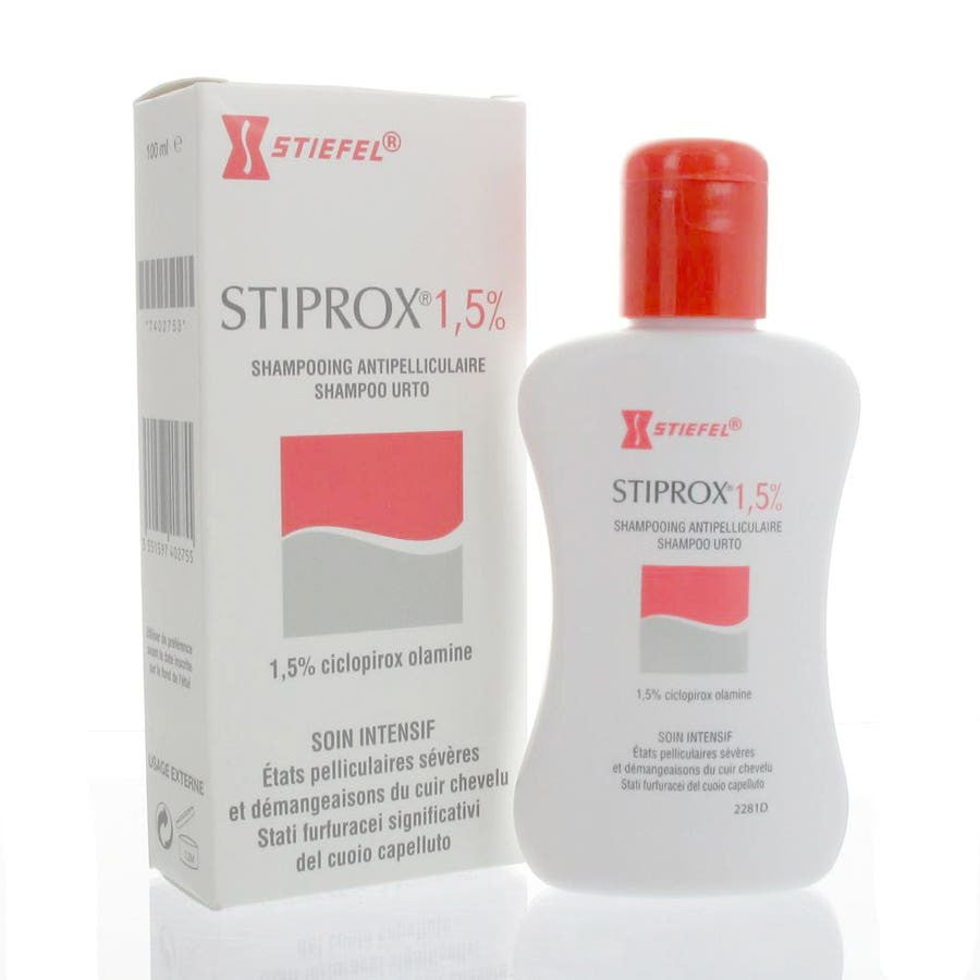 GSK Stiprox 1,5% Shampooing Antipelliculaire 100 ml (3,38 fl oz) 