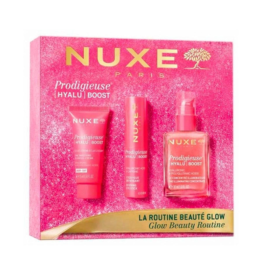 Nuxe Prodigieuse Hyalu Boost Glow Beauty Routine Gift Set - FrenchBeautyHub