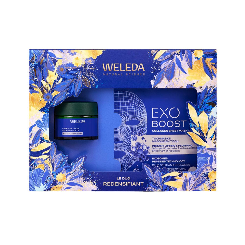 Weleda Gentian face cream and mask gift set - FrenchBeautyHub