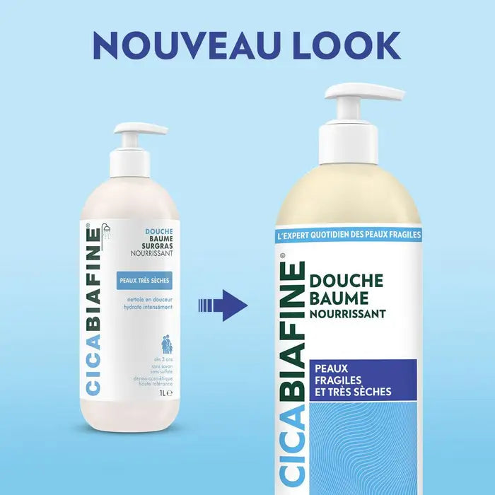 Cicabiafine Ultra-Rich Shower Balm 1L (33.81 fl oz)
