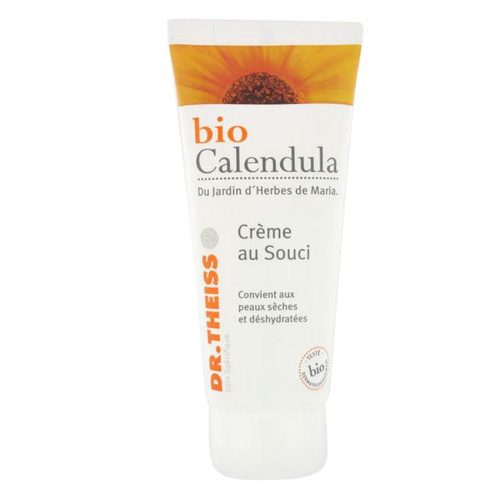 Dr. Theiss Naturwaren Bio Calendula Crème au Calendula Peaux rugueuses et gercées 100 ml (3,38 fl oz) 