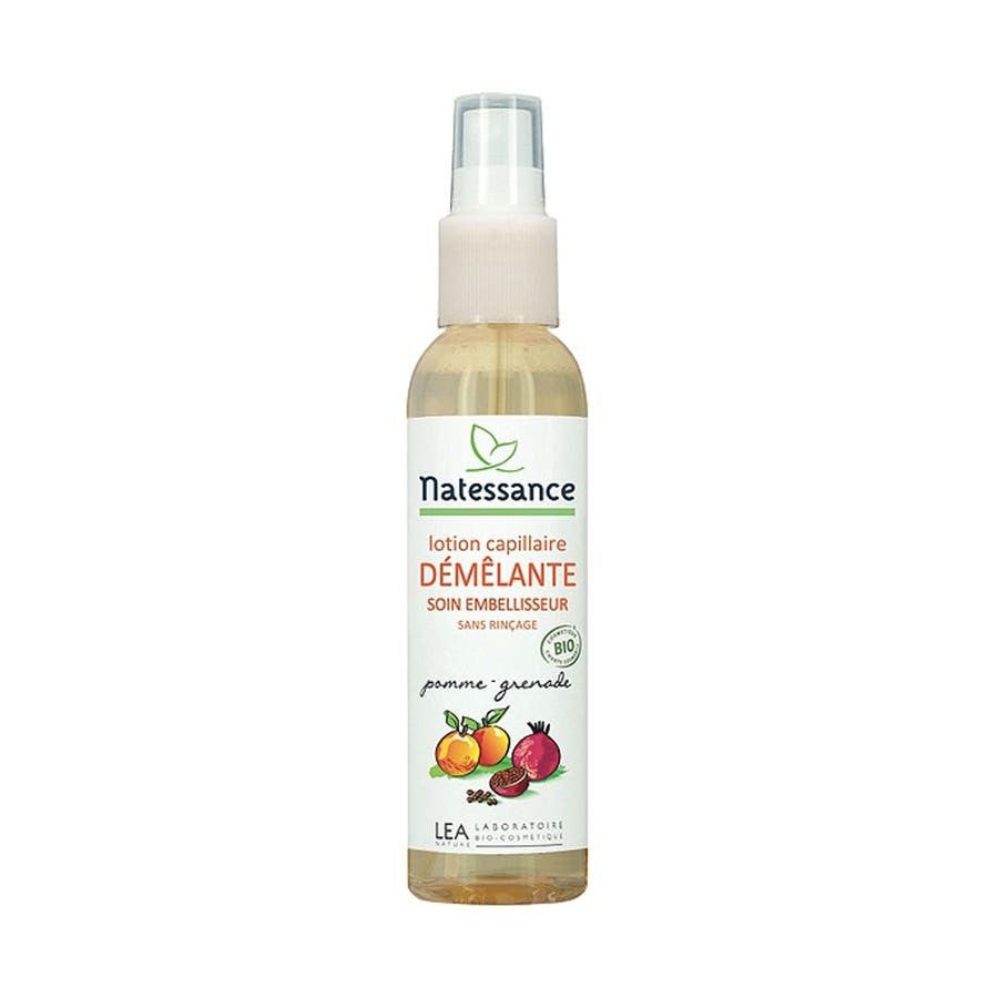 Lotion démêlante sans rinçage Natessance 150 ml (5,07 fl oz) au vinaigre de cidre et au jus de citron 