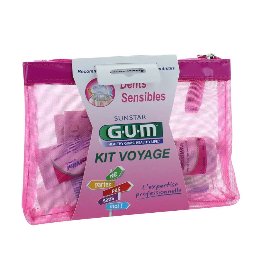 Kit de voyage Gum pour dents sensibles 