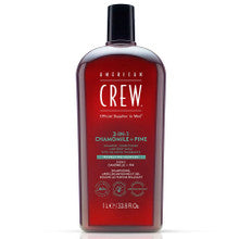 American Crew 3-in-1 Shampoo with Chamomile and Pine, 450ml